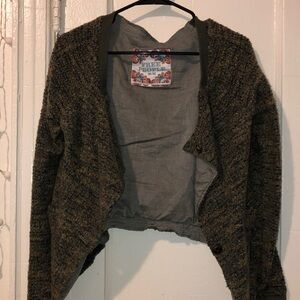 Free People Green Sweater